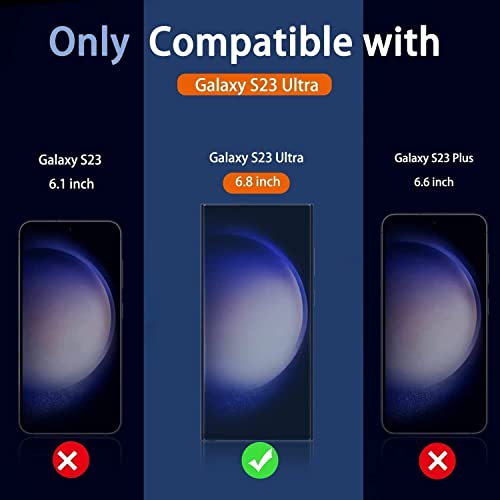Milomdoi JP00002 [3+3 Pack] For Samsung Galaxy S23 Ultra Screen Protector [Not Glass] Accessories 3 Pack Tpu Film thumb #5