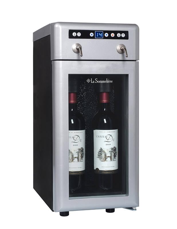 Distributeur de vin au verre DVV22 - La Sommelière - Idéal pour la conservation de la température idéale de votre vin durant la dégustation et le préserver de l'oxydation de l'air