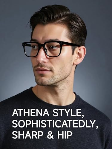 Image of Oversized Square Blue Light Glasses for Woman Men fashion Reduce Eyestrain Protection for TV /Computer /Gaming