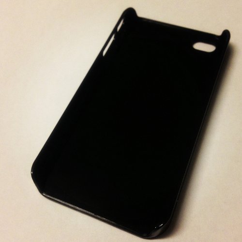 BLACK Snap On Case IPHONE 4 4S Plastic Cover - WOOD CROSS brown wooden Christian vintage Jesus Catholic religious leopard