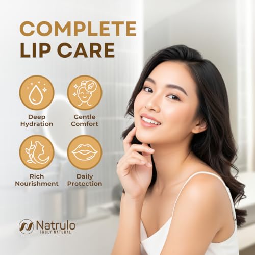 Image of Coconut Lip Balm - Hydrating Lip Balm for Dry Cracked Lips - Natural Chapstick with Coconut Oil & Beeswax - Lip Repair for Extremely Dry Lips - Moisturizing Lip Care for Men Women & Kids - Made in USA