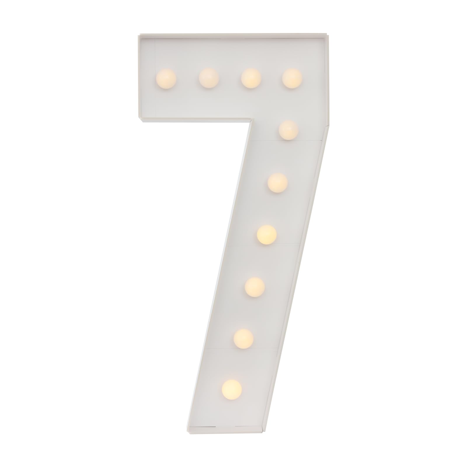 100cm Light Up Number, LED Number Sign, Birthday Party Decoration(7) — image 1