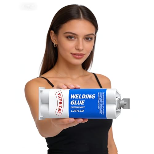 Image of Metal Glue,Heavy-Duty Liquid Metal Cold-Weld Waterproof Epoxy Adhesive. | All-Purpose Repair Glue for Metal, Tile, Iron & Hard Plastic | Waterproof, Oil-Resistant, Heat Resistant 1.76oz