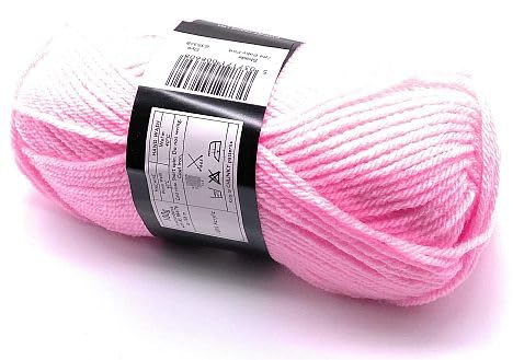 Lexicon Select Pack of 5 x 100g Balls Pink Chunky Wool - Baby Pink, Purple - Image 2