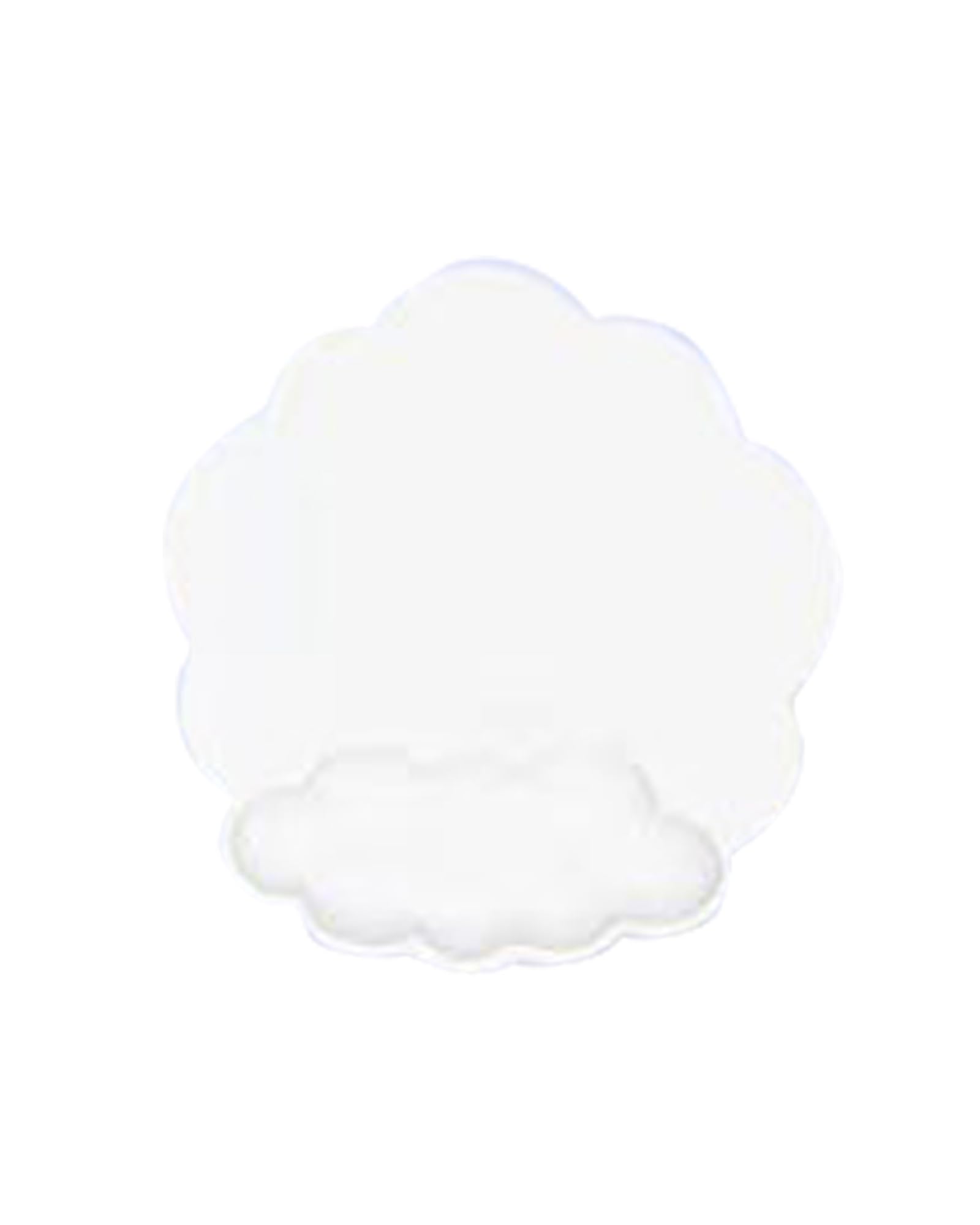 SOLAKAKA S11 White Cloud Mouse pad Rest with PU Leather Memory Foam,Cute Mousepad for PC Gaming/Office