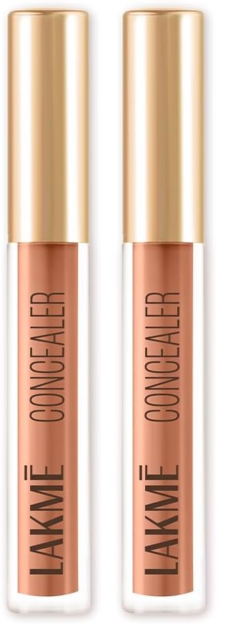 Image of Lakme Powerplay Priming Concealer Built in Primer, Hydrating, Conceals Dark Circles 34 Almond, 5.4ml (Fashionista Collection) (Pack of 2)