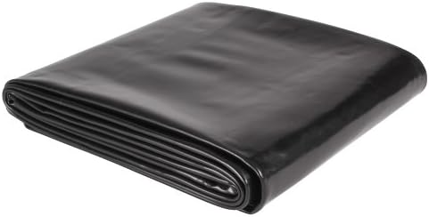 300212 8-Foot X 10-Foot PVC Pond Liner, Black