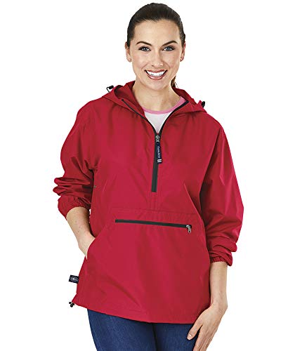 Image of Charles River Apparel Unisex Pack-N-Go Pullover, Lightweight Packable Anorak Windbreaker for Men and Women
