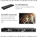234XL Crossover, Professional Stereo 2/3 Way Mono 4 Way Crossover, Sound Peripheral Equipments for Outdoor Stage Performance, Highly Precision Stereo Crossover