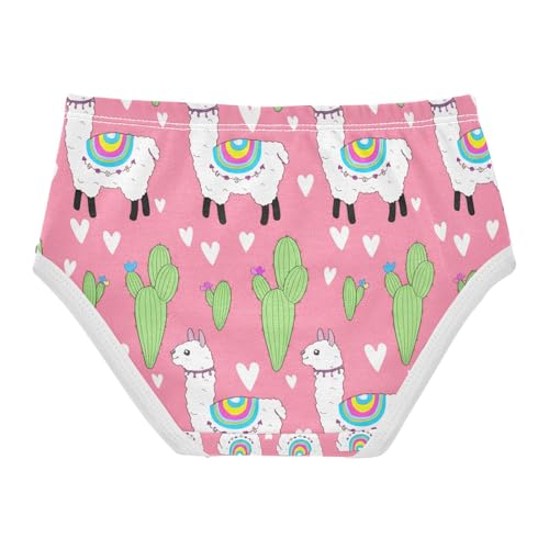 Cute Llama Alpaca Cactus Toddler Girls's Underwear 2T 202c12932