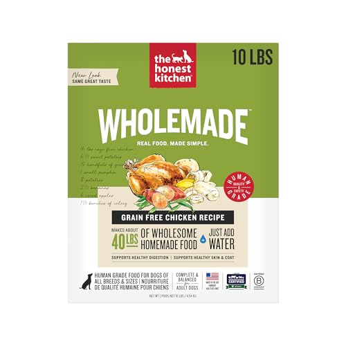 The Honest Kitchen Wholemade™ Grain Free Chicken Dog Food, 10