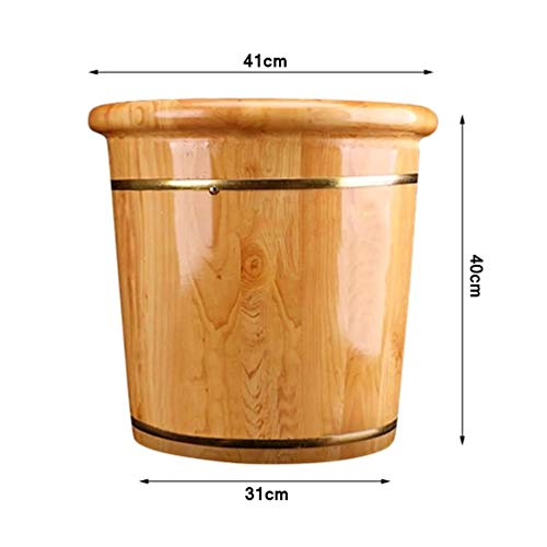 Spa de pies de madera sólido para adultos miniatura 3