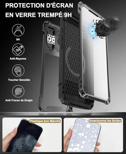 Protection iPhone 17e/16e antichoc pour chantier et randonnée avec support intégré