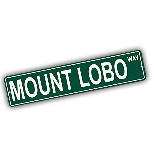 Brotherhood Aluminum Street Sign for Mount Lobo - Colorado Man Cave Decor