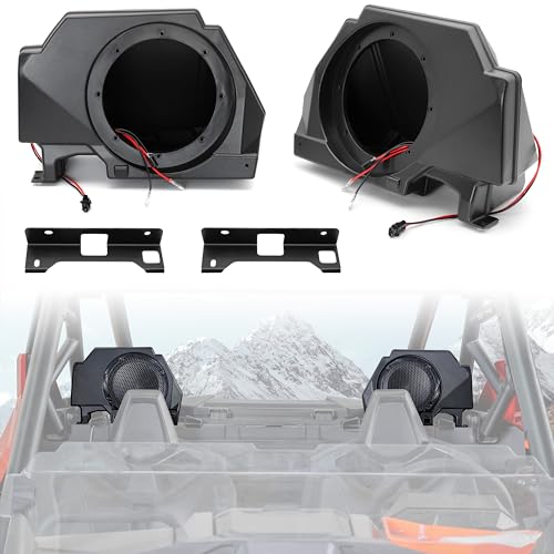 SAUTVS Sport Speaker Enclosures for Polaris RZR PRO XP, Rear 6.5
