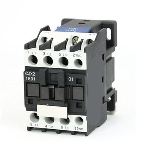 Contactor de CA CJX2-1810 para evitar sobrecargas en motores trifásicos de 18A y bobina 380V