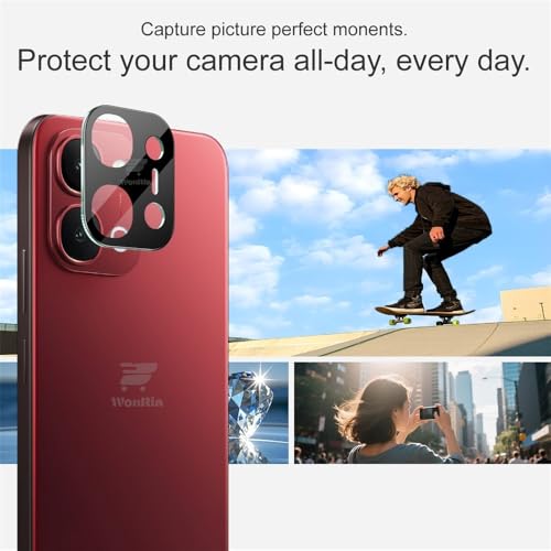 Image of WonRia Pack 1- Back Camera Lens Protector for iQOO Z11x 5G Camera Glass Protector Guard [3D Premium] - Black