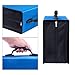 Siveit CD/DVD Binder, CD DVD Case Holder Binder 400 Capacity CD/DVD Wallet Storage Booklet Album Box (White binder, Blue)