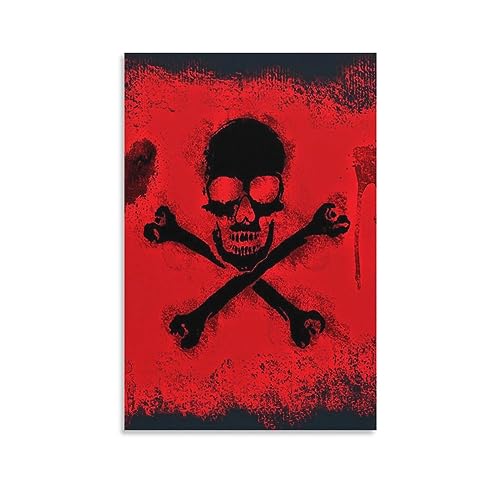 Toile art affiches skullhead IOFEER pour créer une ambiance design dans votre séjour