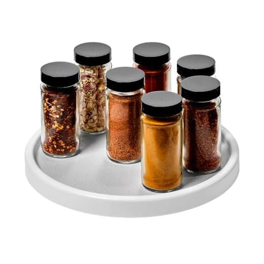 madesmart 10" Basic Turntable | CABINET COLLECTION | Non-slip Lining | Wide Base| Easy to Clean | BPA-Free