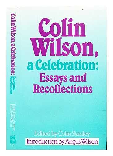 Cover of Colin Wilson, a Celebration: Essays and Recollections