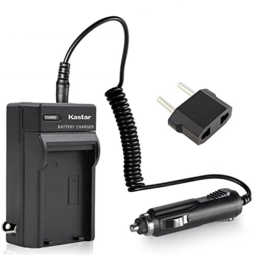 Kastar Charger with Car Adapter for Sony NP-FH50, FH30, FH70, FH100 Battery and Sony DCR-SX41 DCR-SX41L DCR-SX41R Camcorder