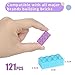 ekuzi Building Bricks 121 Pieces 2x4 Multi-Color Building Block,Compatible with Classic Building Block,Creative Building Block Toys for Kids(Pink,Blue,Purple,Green,Rose red)