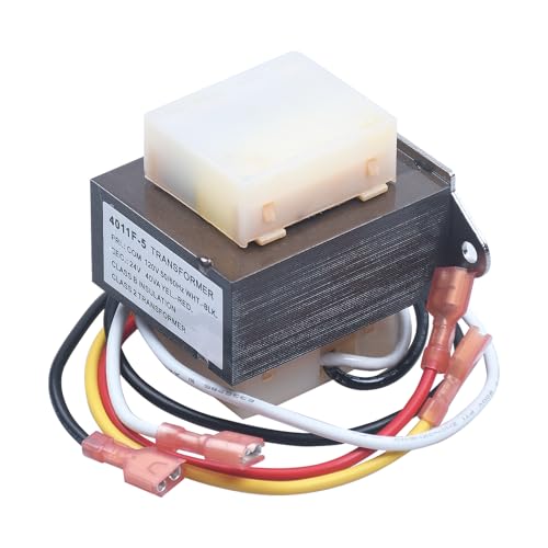 Norward 46-24124-06 HVAC Transformer Replacement for Rheem Furnace Parts, 40 VA 120/24V Channel 2 Hole Mount, 4011F-5 HVAC Furnace Transformer