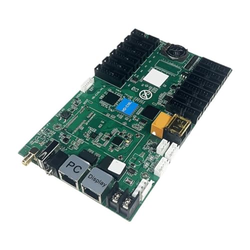Hipzeepo Tarjeta de Control LED HD-C16L con Puertos USB PB y WiFi. Controlador de Pantalla de Videowall LED A Color.