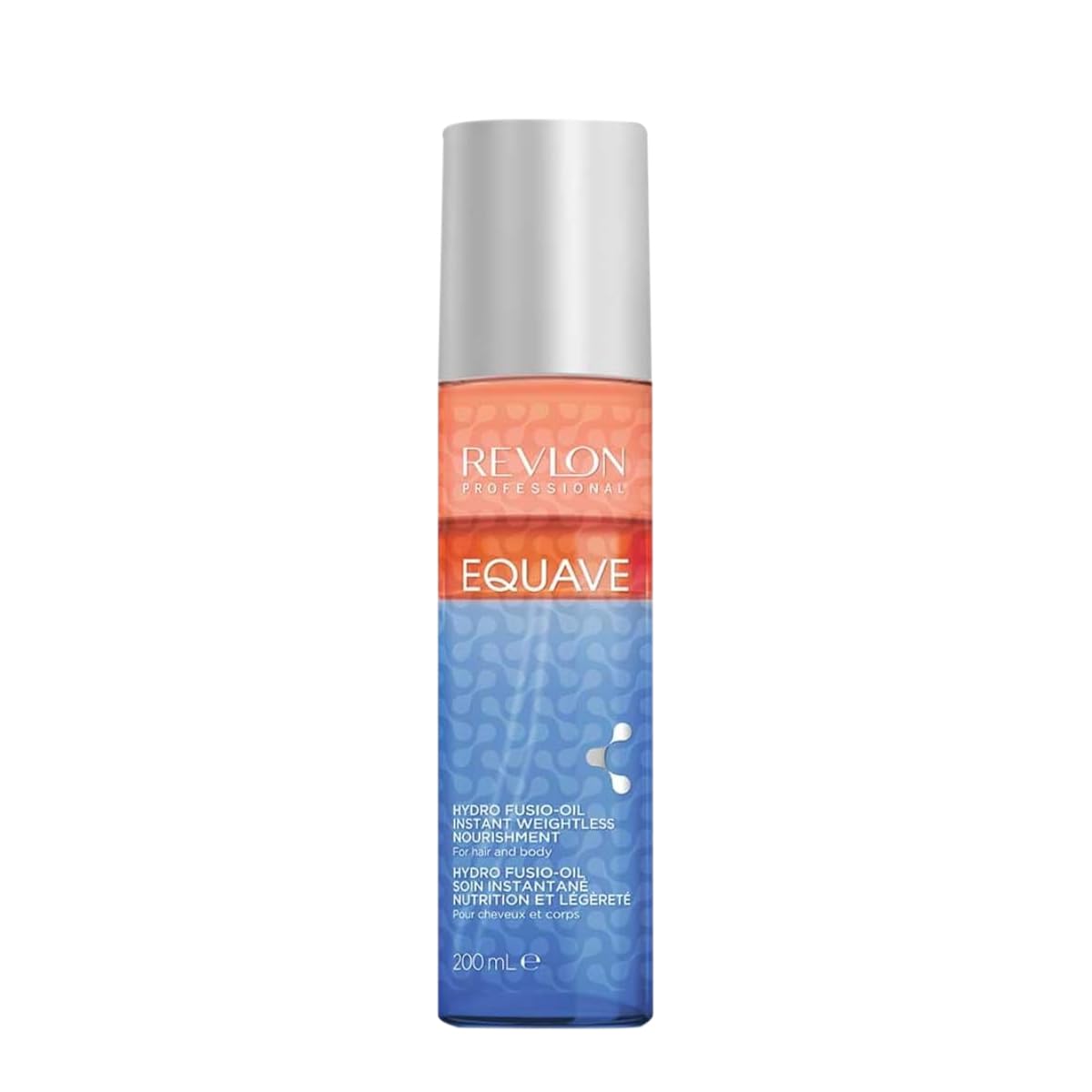 Revlon Professional Equave - Hydro Fusio-Oil - Soin Cheveux et Corps Instantané - Soin Démêlant Cheveux sans Rincage - Nutrition et Légèreté des Cheveux et du Corps - 200ml