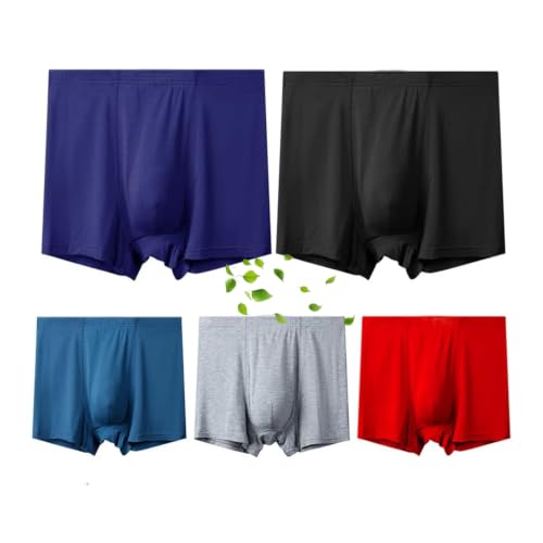 Calzoncillos bóxer de hombre talla grande en pack de 5 unidades de algodón suave