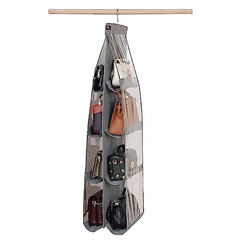 zebricolo purse organizer, NEW improved Larger, purse organizer for closet,