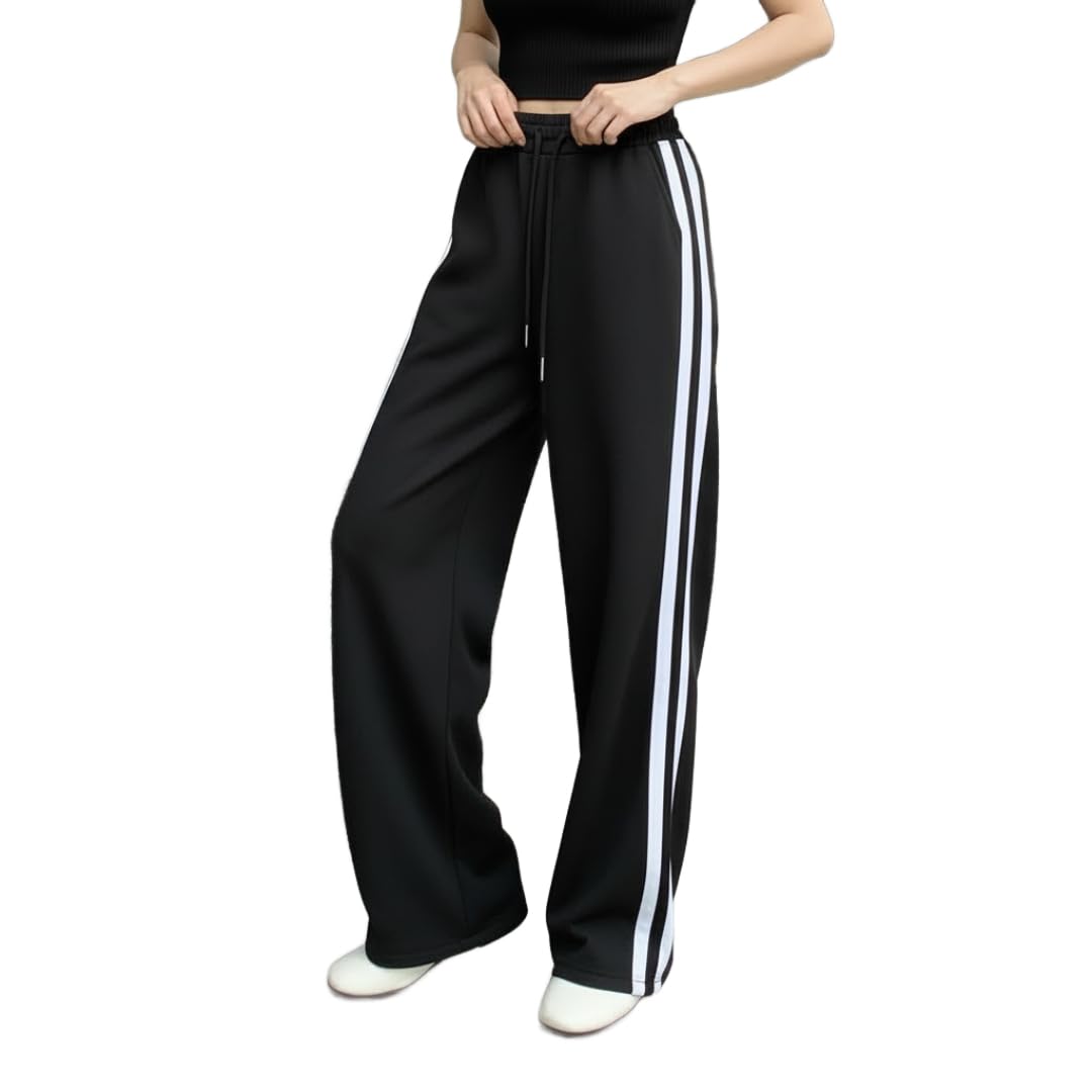 Track Pant for Women || Baggy Fit || Track Pants || Full Elastic Jogger Track Pant ||-picture-42