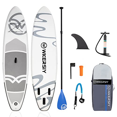 Stand Up Paddle Board Non-Slip SUP for All Skill Levels Surf Board with Air Pump Carry Bag Leash Standing Boat for Youth & Adult
