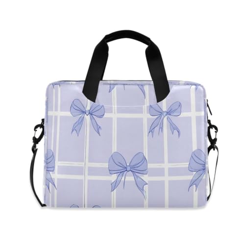 Funda de portátil con margaritas y correa acolchada para ir a la oficina