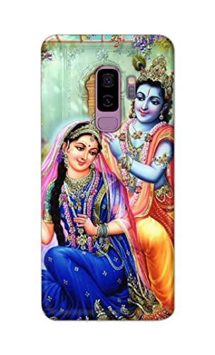 Image of Printed Hard Back Cover Case for Samsung Galaxy S9 Plus | Samsung S9+ Back Cover (Radha Krishna) -1803