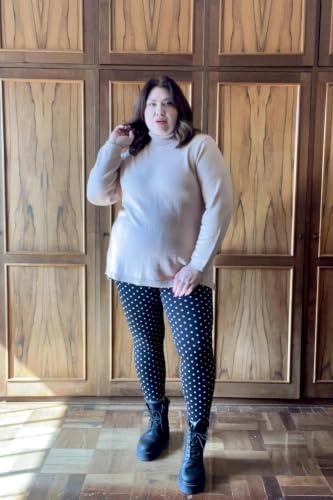 Image of TIYOMI Plus Size Sweater Tops for Women Turtleneck Warm Pullover XL-5XL