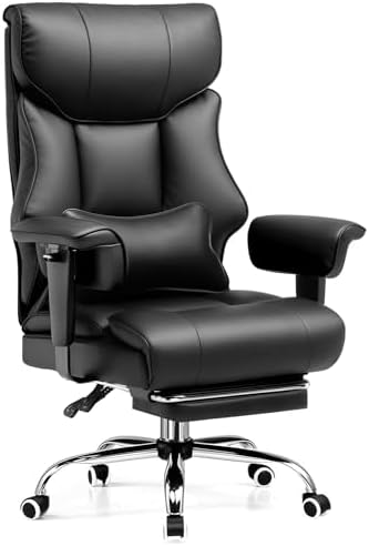 GTRACING Big and Tall Gaming Chair 400lbs Heavy Duty Office Chair...