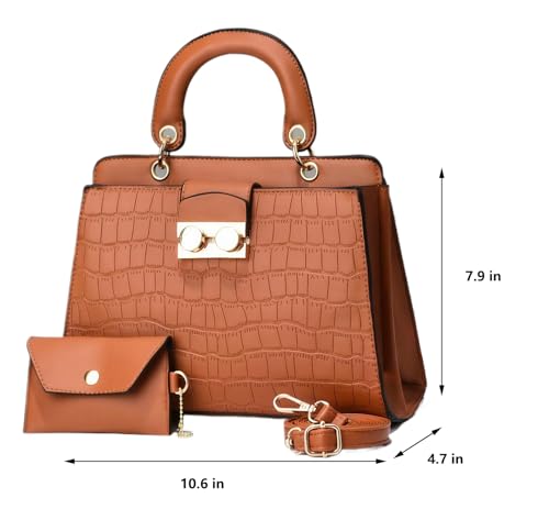 Image of JHVYF Women classics Top Handle Handbag Crossbody for Women Casual Purse Satchel Tote shoulder bags