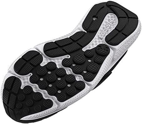 Under Armour Boy's Pre School Assert 10 Alternate Closure Running Shoe, (001) Black/White/White, 2 Little Kid | Image 4