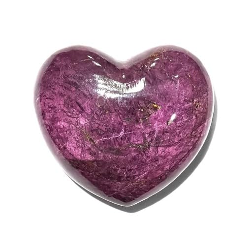 Starborn Polished Purpurite Heart, size 22mm, 1 piece