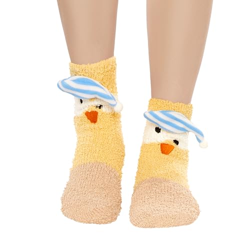 Image of Benefeet Sox Womens Girls Fuzzy Socks Cute Animal Cozy Soft Socks Funny Comfy Fluffy Slipper Socks Thick Plush Sleeping Socks