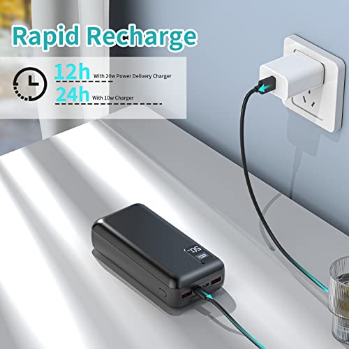 Poiytl Power Bank 50000Mah 22.5W Fast Charging Portable Charger Usb-C Quick Charge With 3 Outputs & 2 Inputs Led Display Huge Capacity External Battery Pack For Most Electronic Devices On The Market thumb #4