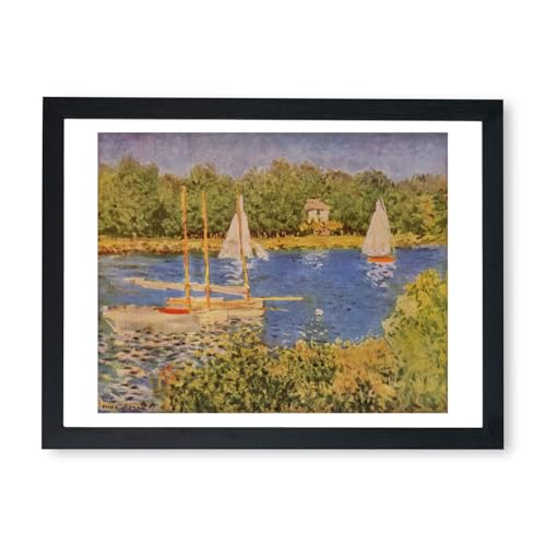 Affiche encadrée Claude Monet Seine à Argenteuil format petit