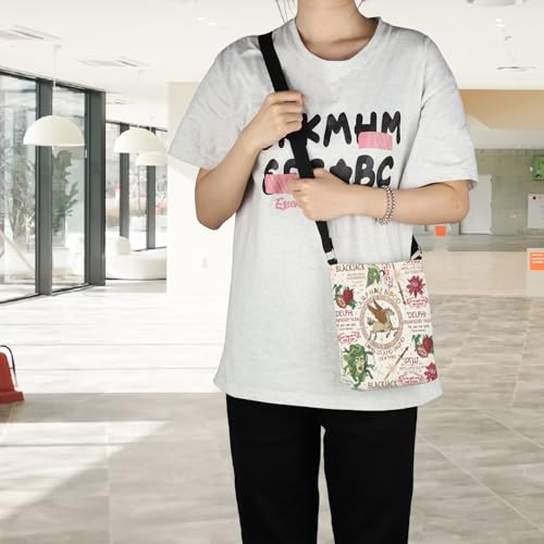 POFULL Fantasy Book Lover Crossbody Bag Reader Gift Bookish Gift4