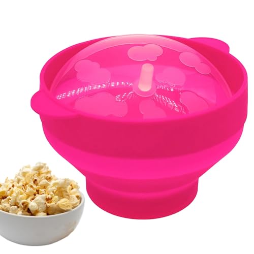 Peel De Palomitas De Maíz De Microondas - Líderes De Palomitas De Maíz Plegables Plegables, Tazón Sin | Preparador De Palomitas De Maíz Reutilizable, Contenedor De Almacenamiento Compacto,