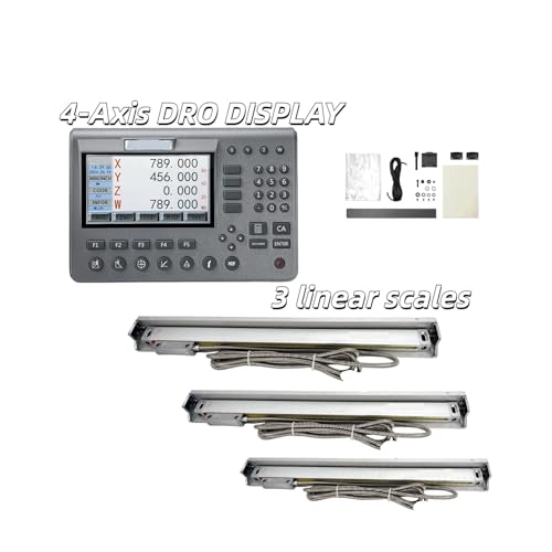 Kit digital multilingüe 4 ejes con escala de vidrio y pantalla LCD miniatura 2