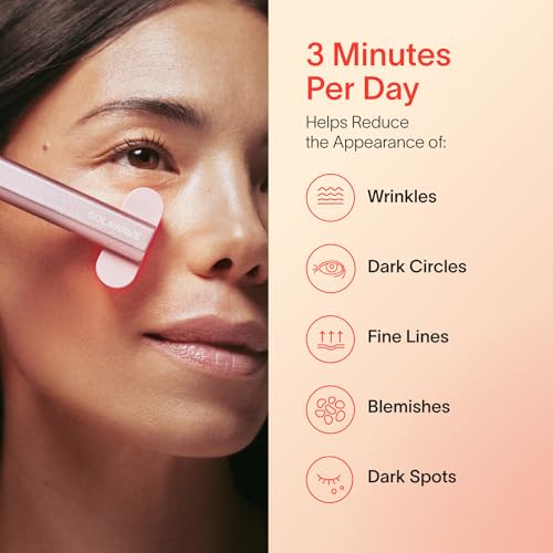 Solawave 4-in-1 Radiant Renewal Wand, Face Skincare Wand with Facial Massager, Facial Wand (Rose Gold)