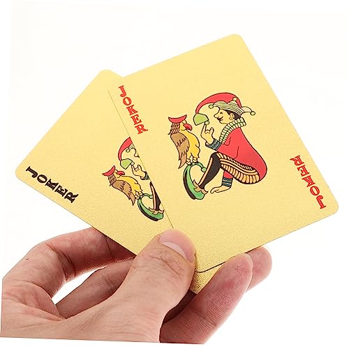 BESPORTBLE 1Satz Wasserfeste Pokerkarten Karomuster Partys Reisen Camping Und Spieleabende Und Langlebige Spielkarten – Bild 6