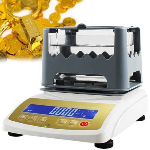 Máquina de prueba de pureza de oro, probador de autenticidad para oro, plata, oro K, paladio y platino, detección de precisión de 0,01 g-0,001 g para la industria de joyería y empeño